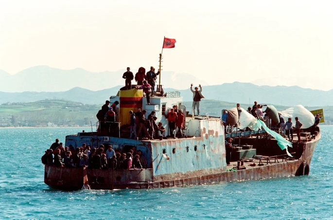 A sunny Sunday in March 1997: a first-hand account of the Albanian exodus